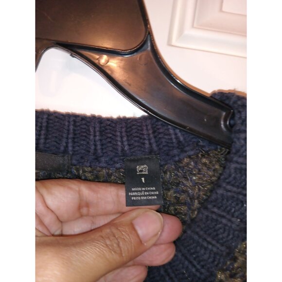 Maison Scotch & Soda Varsity Cardigan Sweater Womens Size 1 Wool Blend - Picture 4 of 5